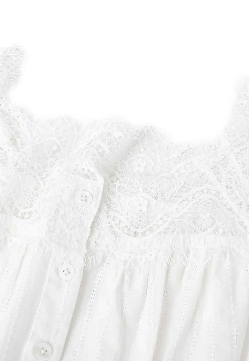 Lace Trim Puff Sleeve Top With Drawstring Waist Shorts Set