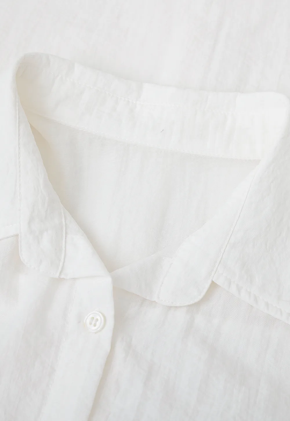 Short Sleeve Button Down Shirt with Braided Belt Detail