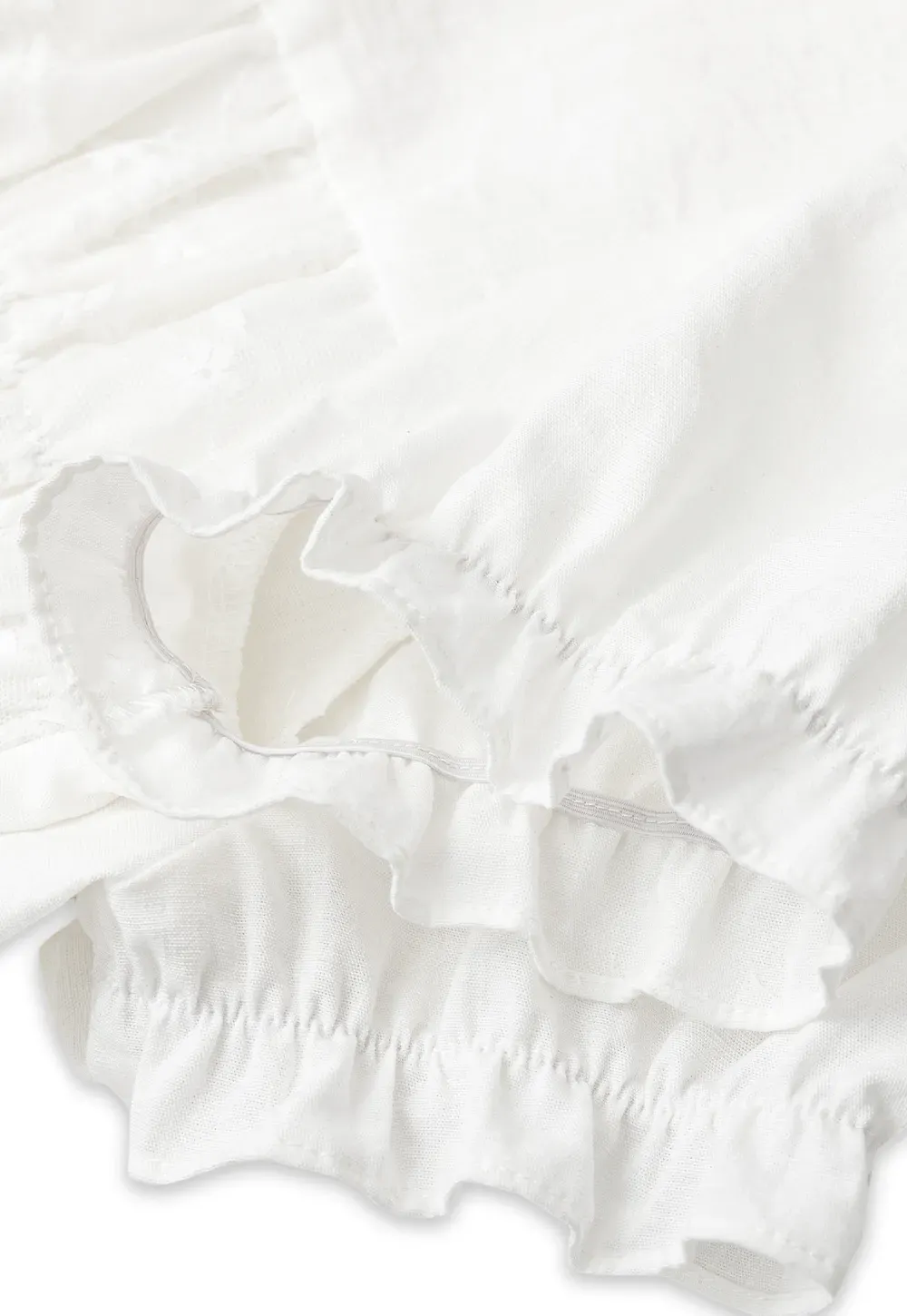 V Neck Drawstring Detail Short Sleeve Shirt
