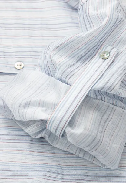 Oversized Striped Button Down Shirt