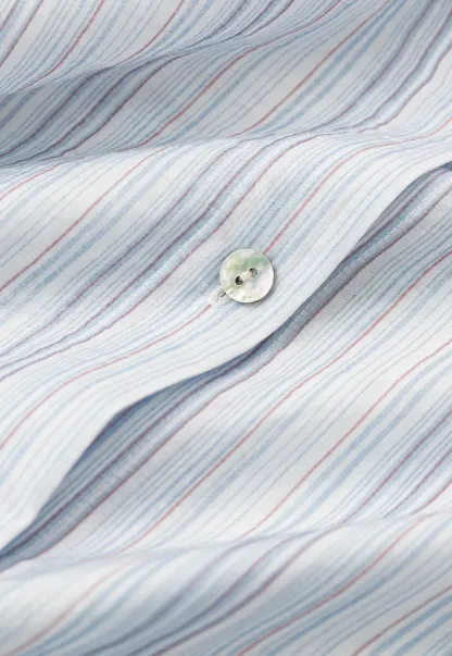 Oversized Striped Button Down Shirt