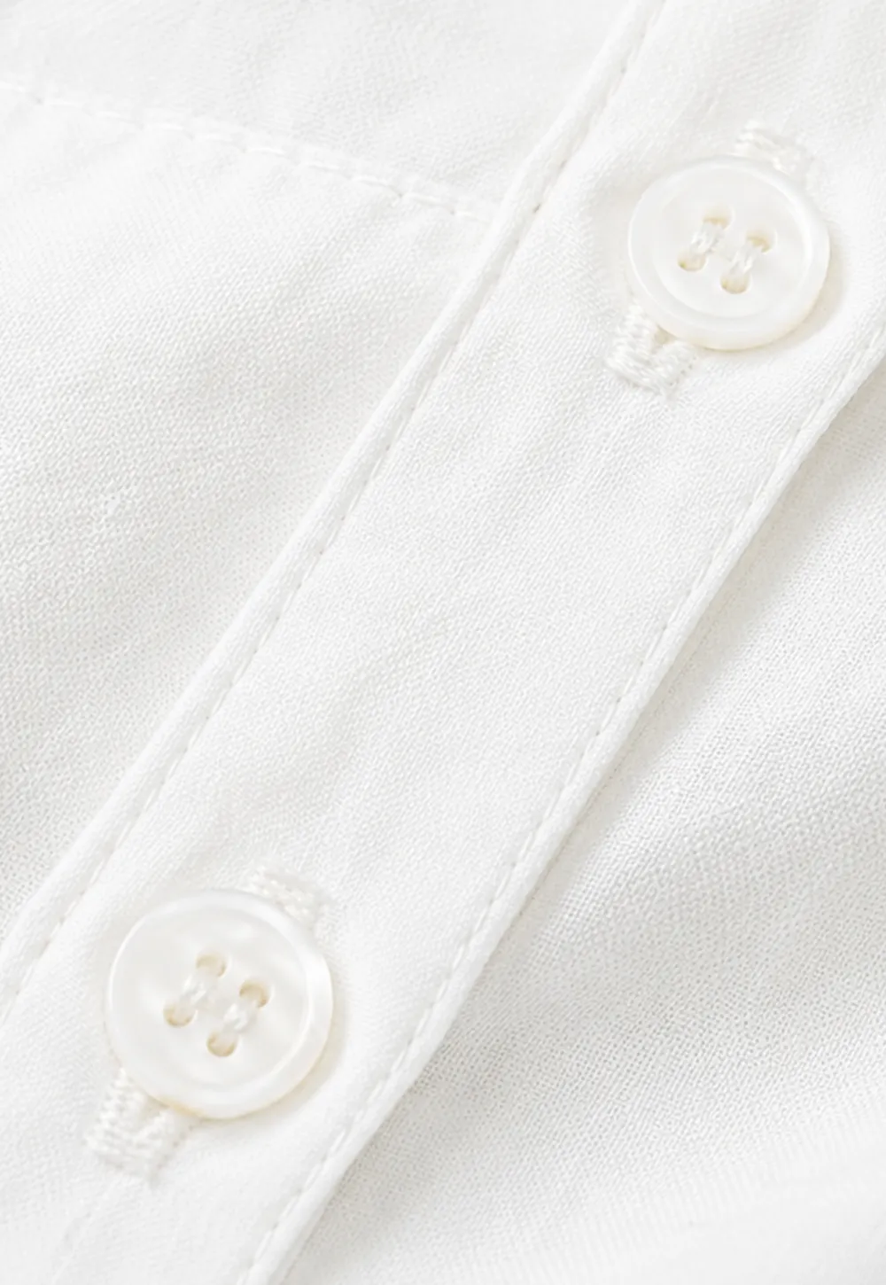 Lace Trimmed Button Down Shirt