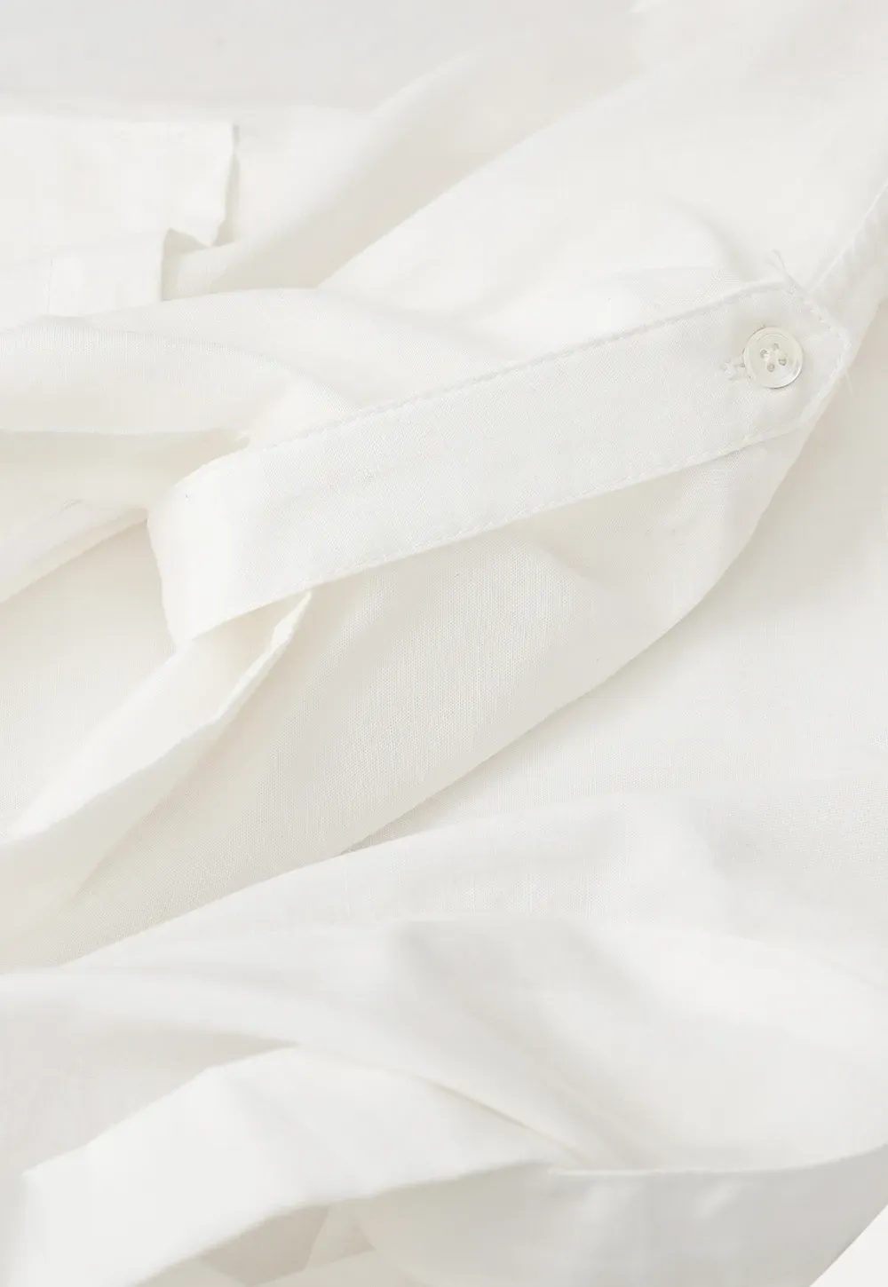 Cropped Collar Short Sleeve Shirt