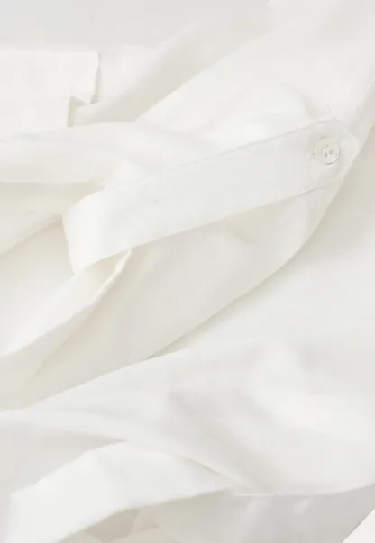 Cropped Collar Short Sleeve Shirt