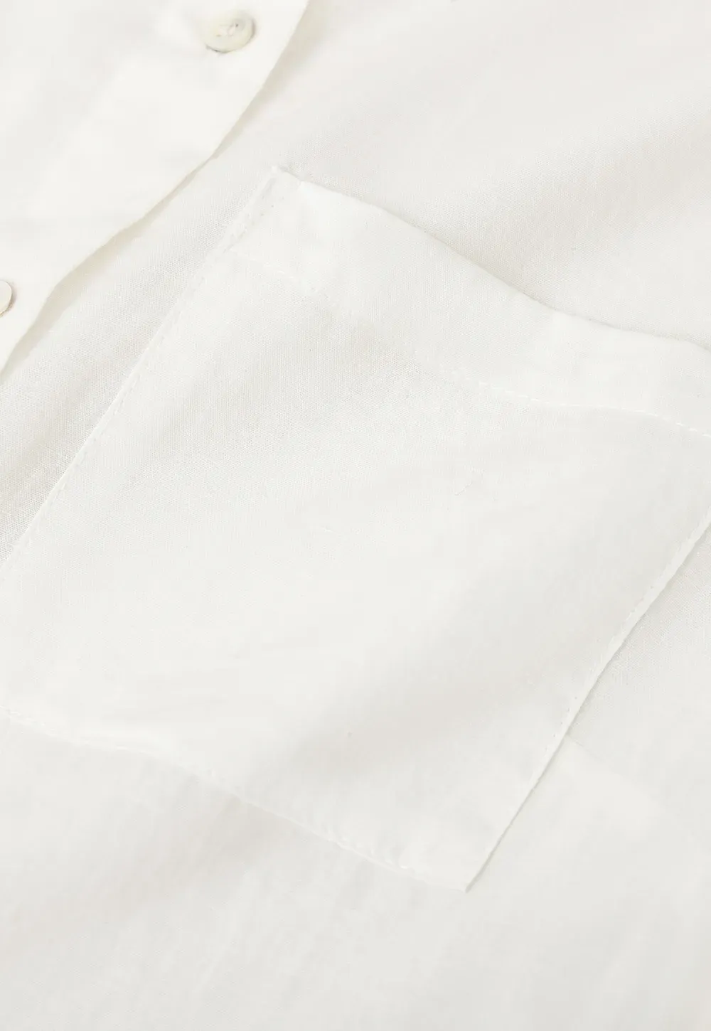 Cropped Collar Short Sleeve Shirt