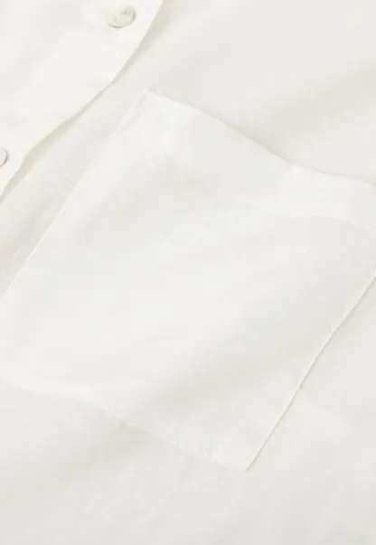 Cropped Collar Short Sleeve Shirt
