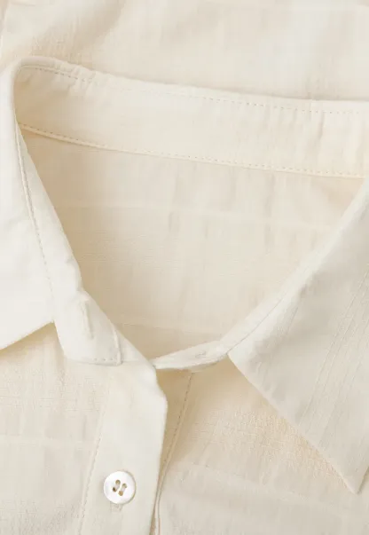 Drawstring Waist Button Down Shirt