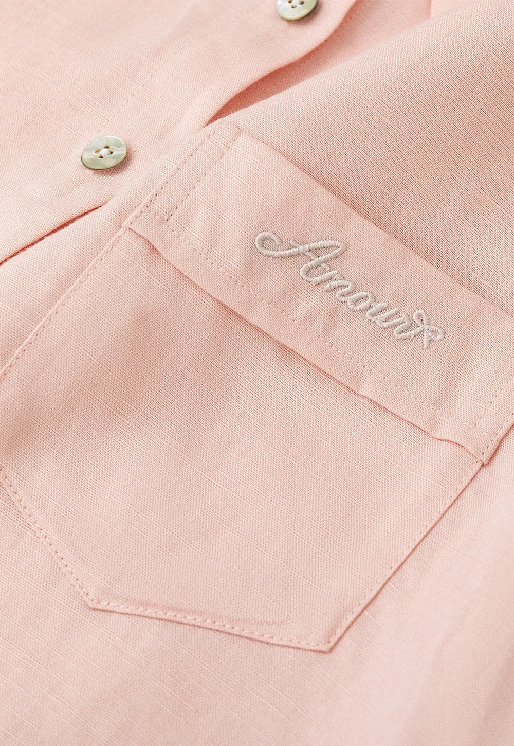 Short Sleeve Button Down Shirt with Roll Up Cuffs