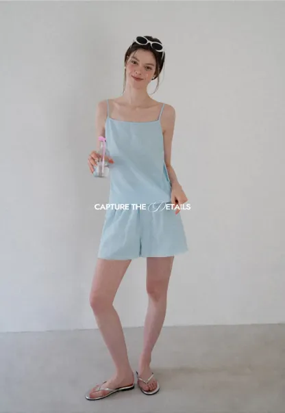 Sheer Ruffled Collar Button Up Shirt and Shorts Set