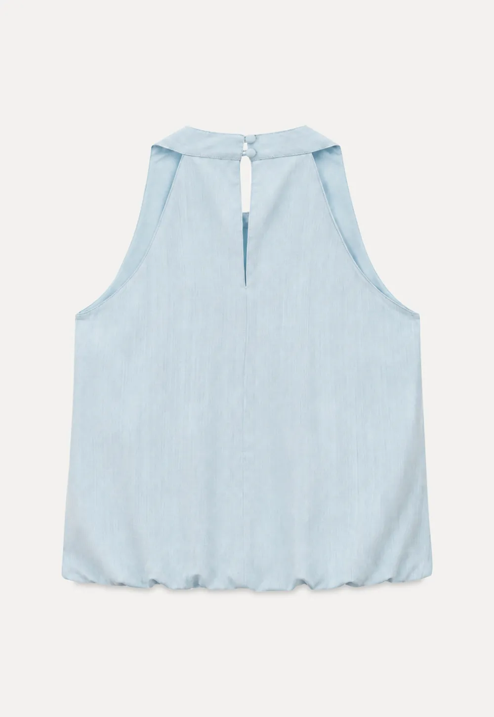 V Neck Sleeveless Halter Top