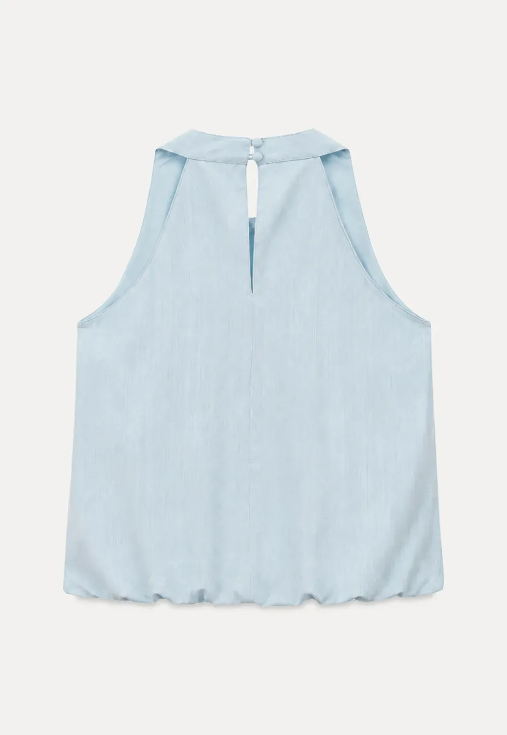 V Neck Sleeveless Halter Top