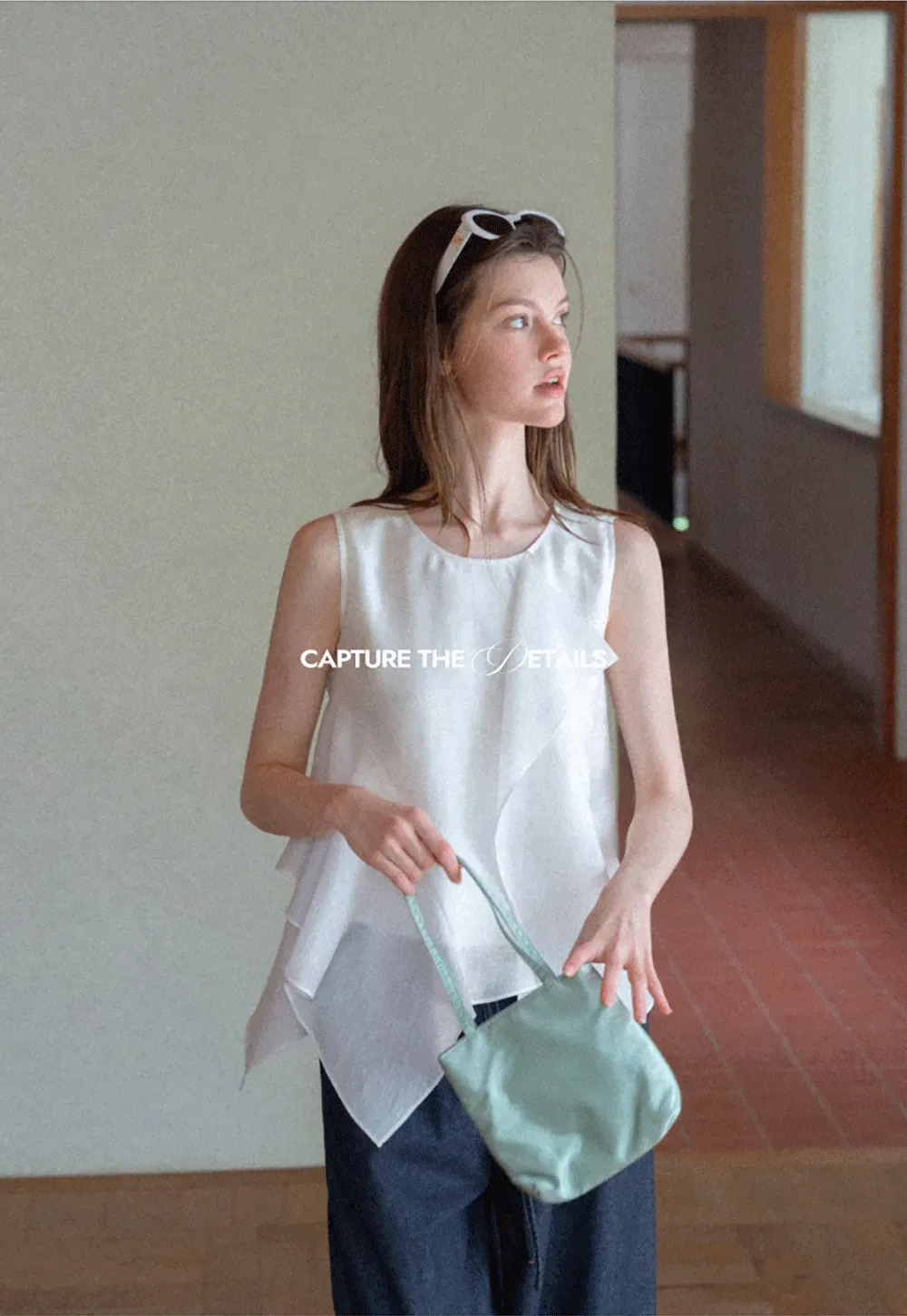 Asymmetrical Hem Sleeveless Top