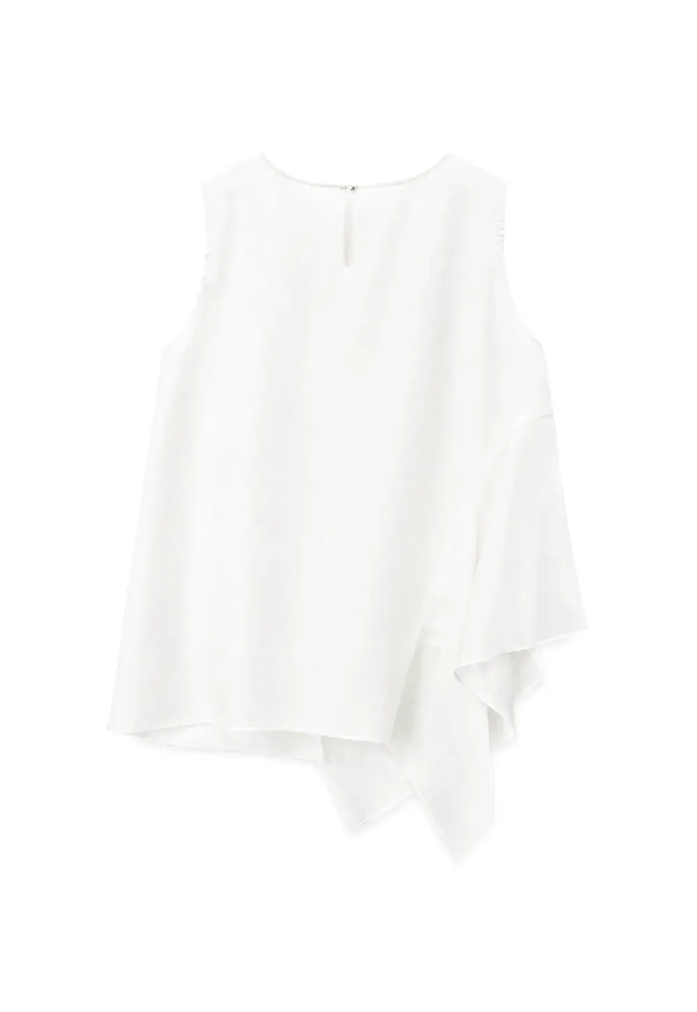Asymmetrical Hem Sleeveless Top