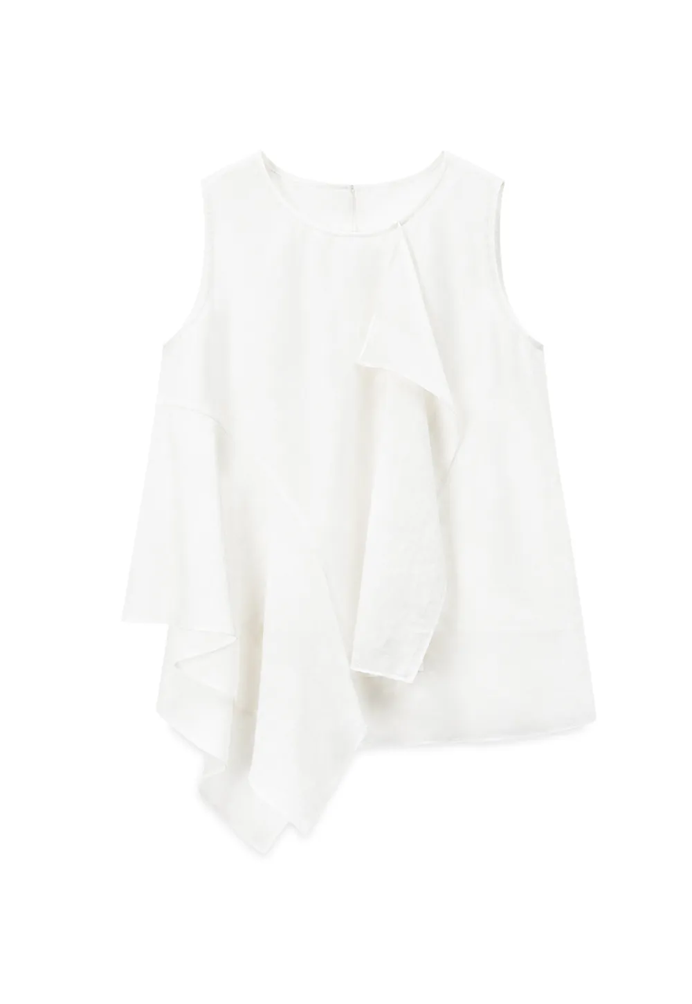 Asymmetrical Hem Sleeveless Top
