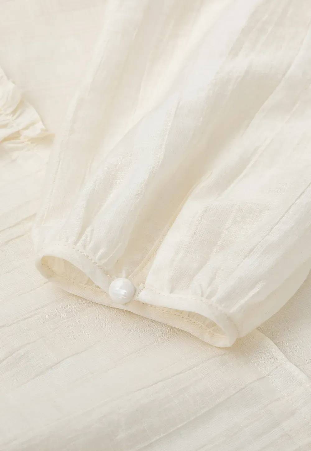 Tiered Ruffle Sleeve Blouse