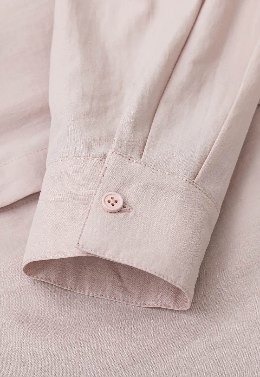 Oversized Collar Shirt with Roll Up Sleeves