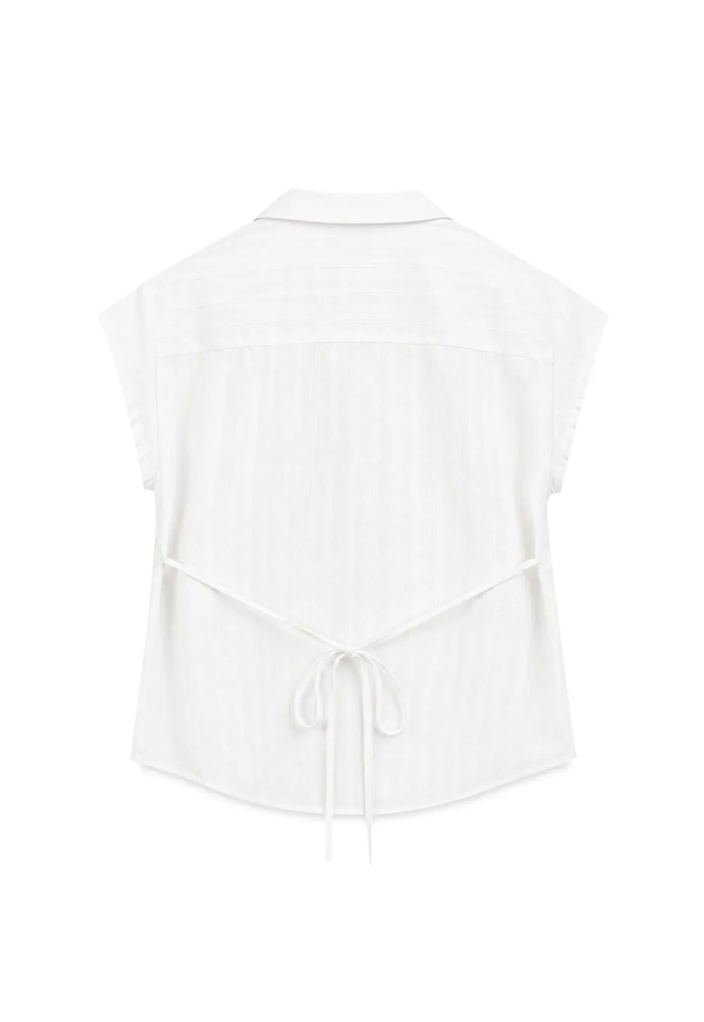 Short Sleeve Collared Shirt with Chest Pocket