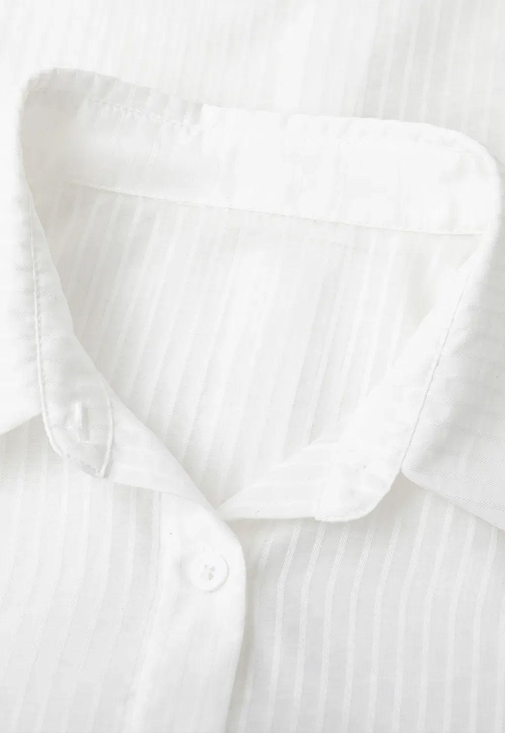 Sheer Textured Button Down Shirt