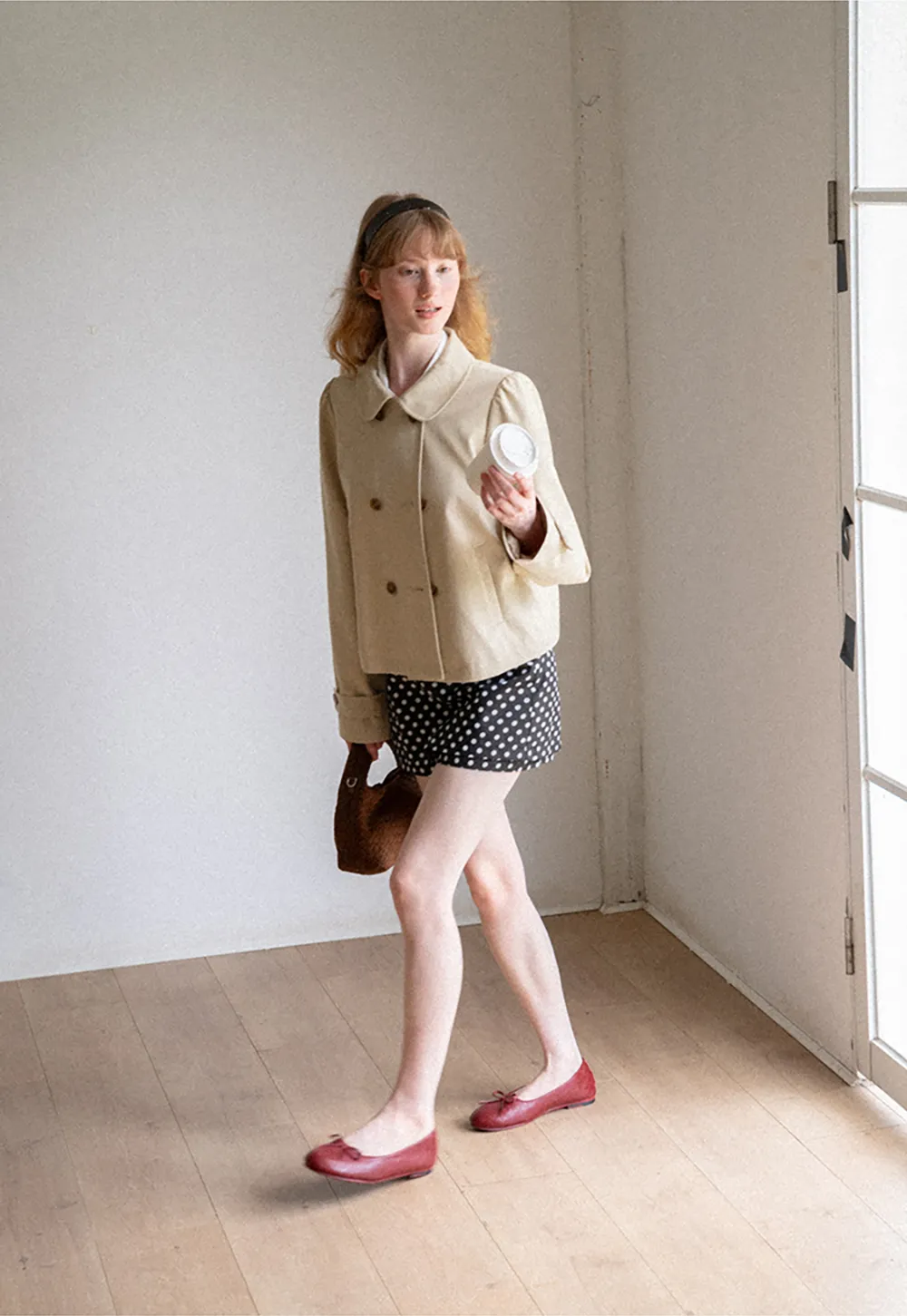 Sheer Textured Button Down Shirt