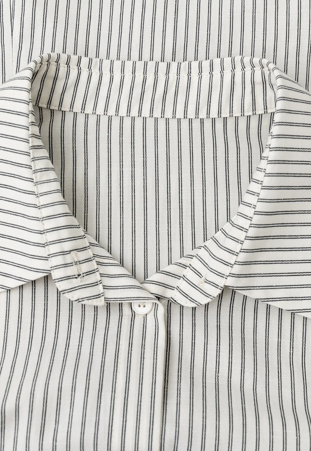 Striped Button Down Shirt with Roll Up Sleeves