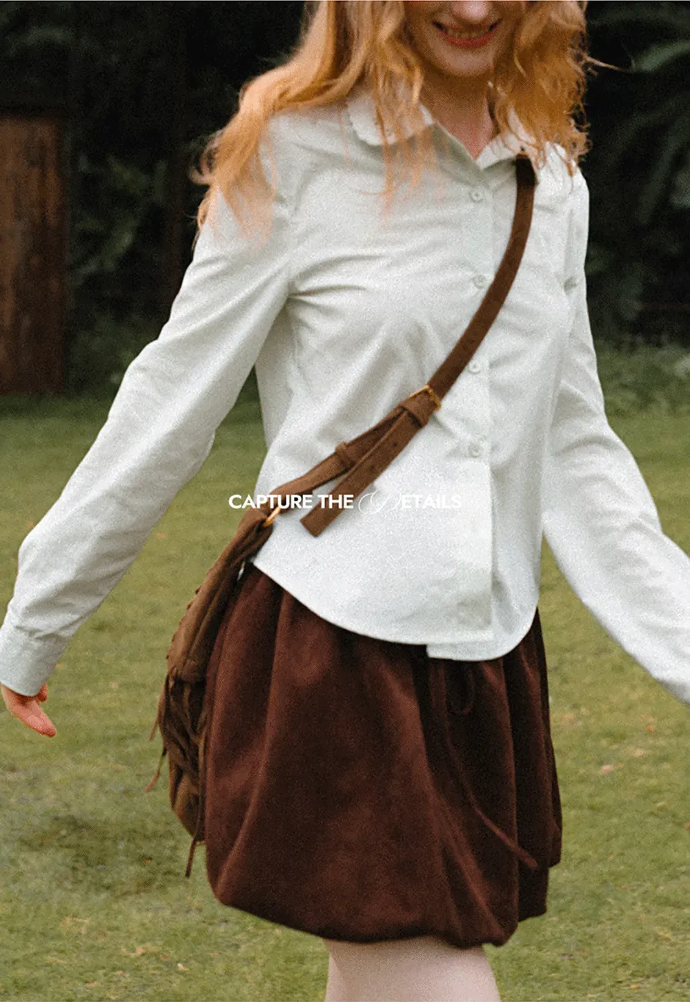 Asymmetrical Cut Long Sleeve Button Up Shirt