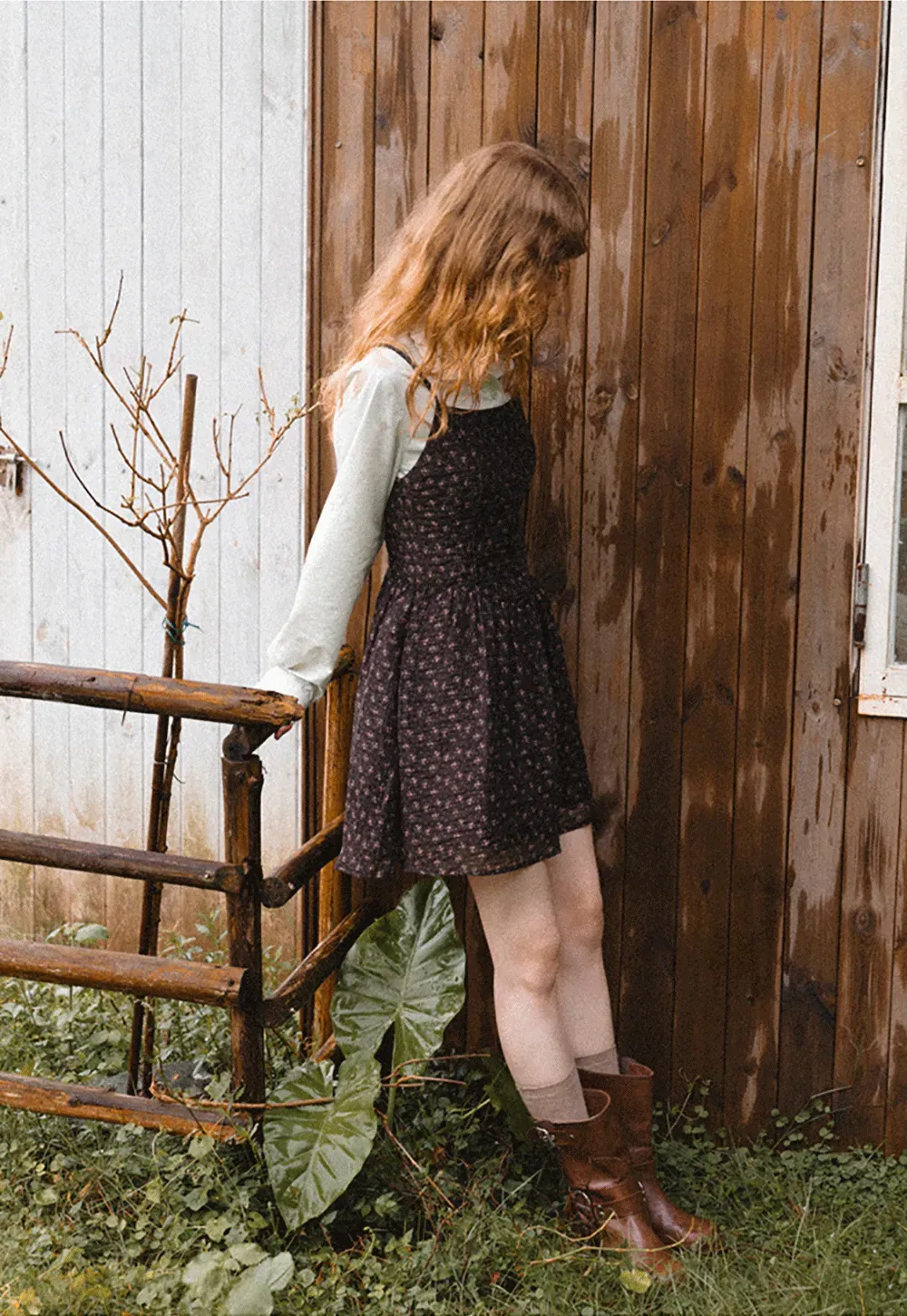 Asymmetrical Cut Long Sleeve Button Up Shirt