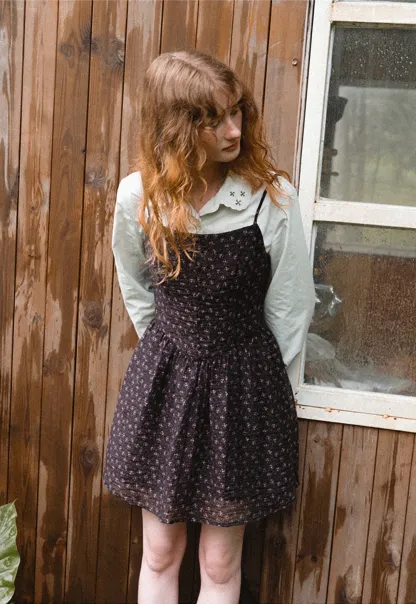 Asymmetrical Cut Long Sleeve Button Up Shirt