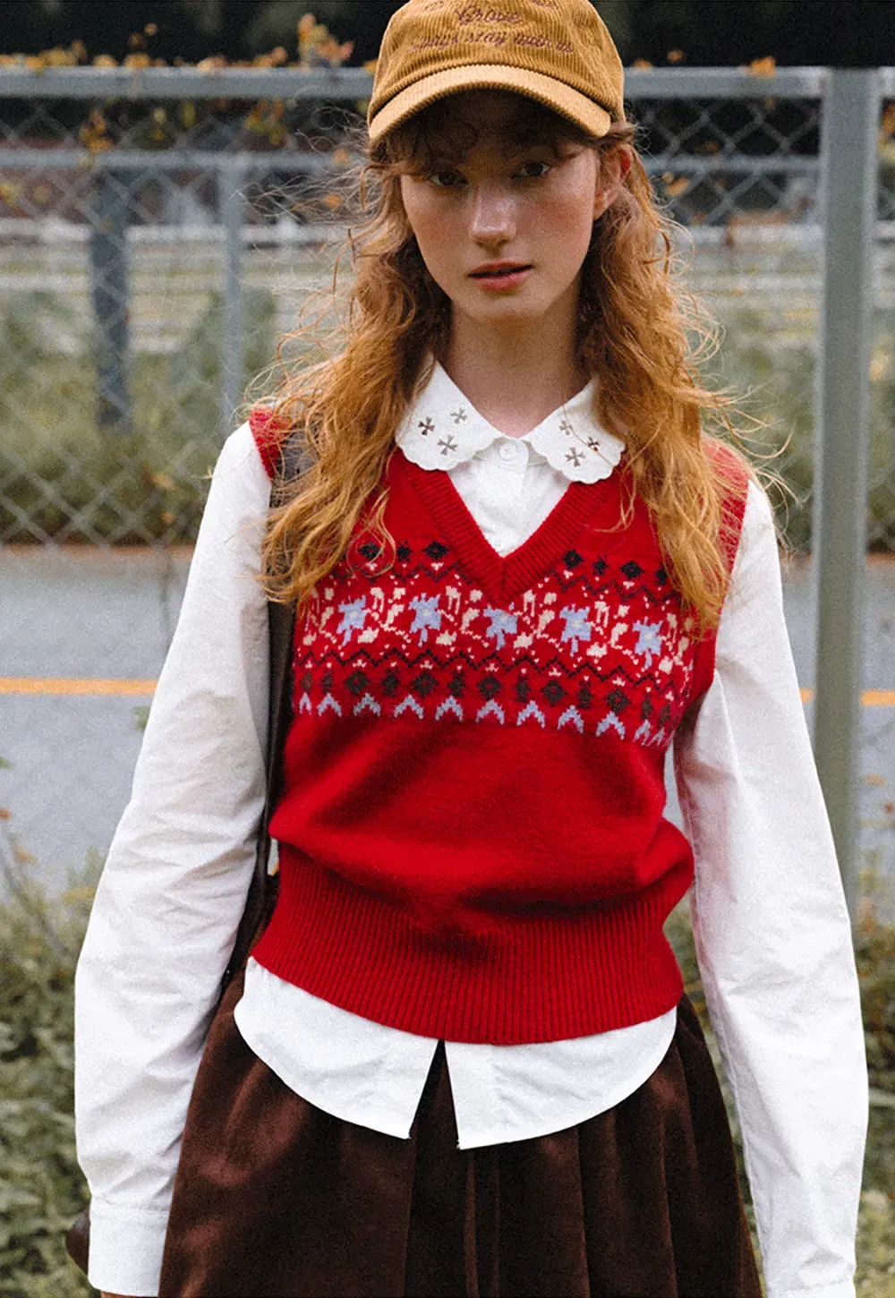 Asymmetrical Cut Long Sleeve Button Up Shirt
