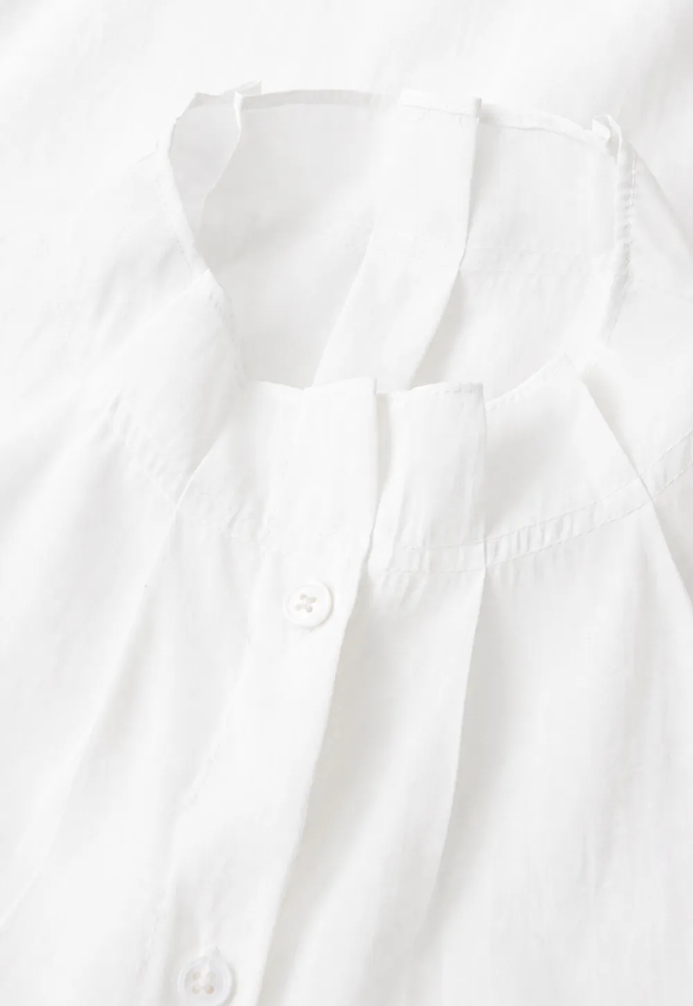 High Collar Long Sleeve Button Up Shirt