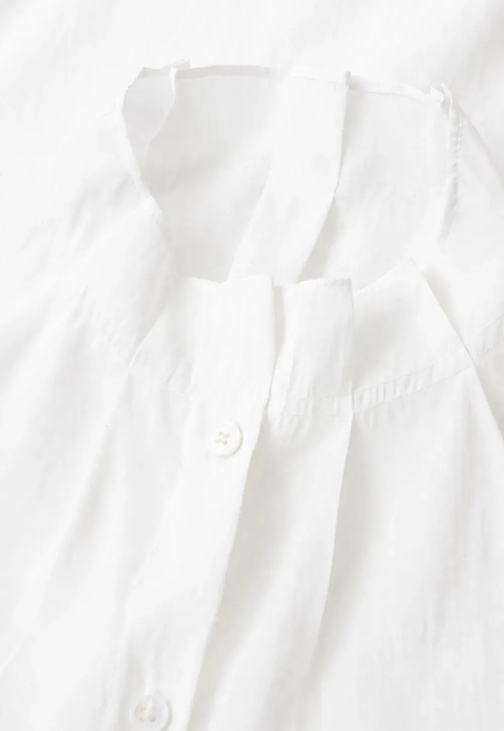 High Collar Long Sleeve Button Up Shirt