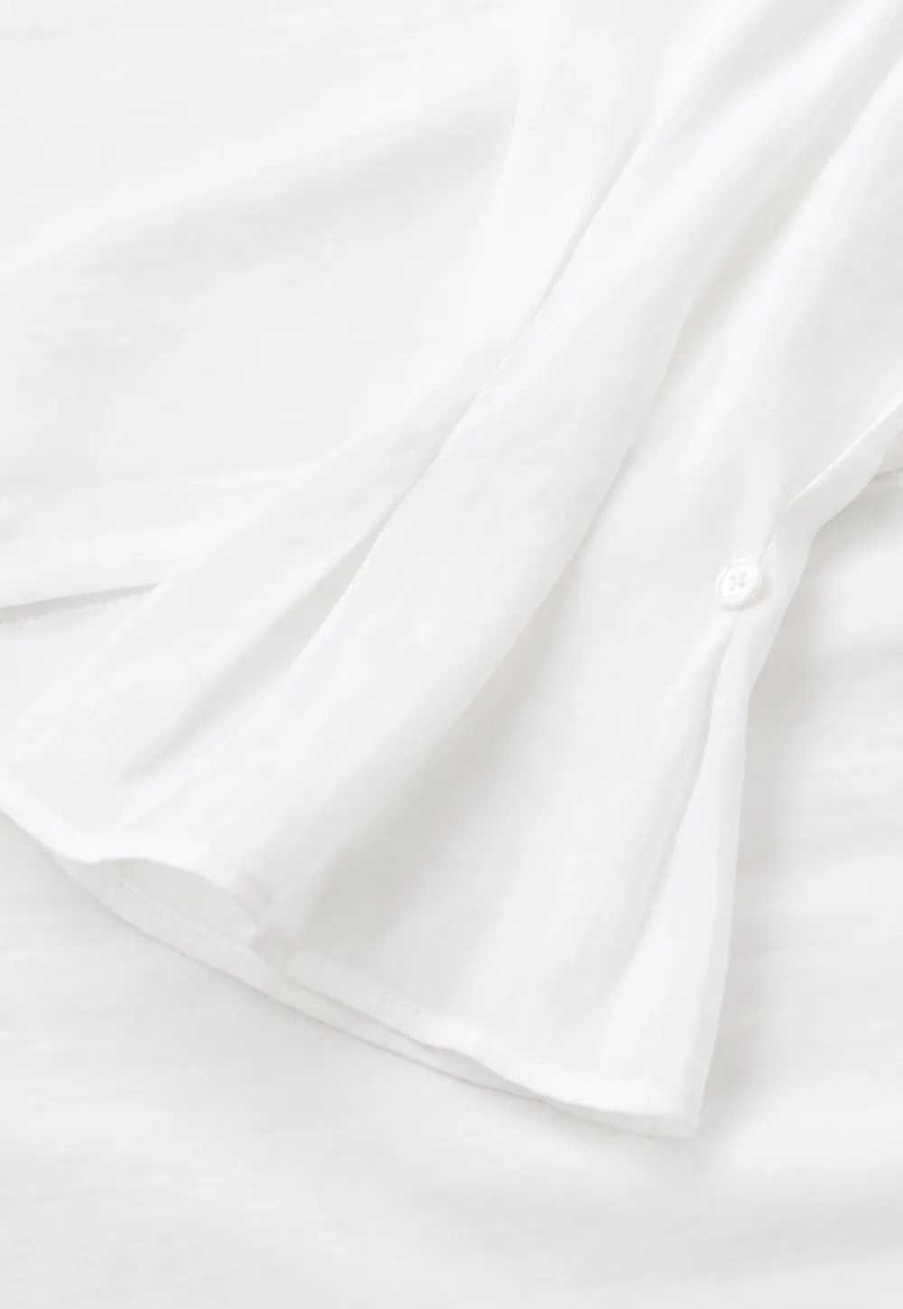 High Collar Long Sleeve Button Up Shirt