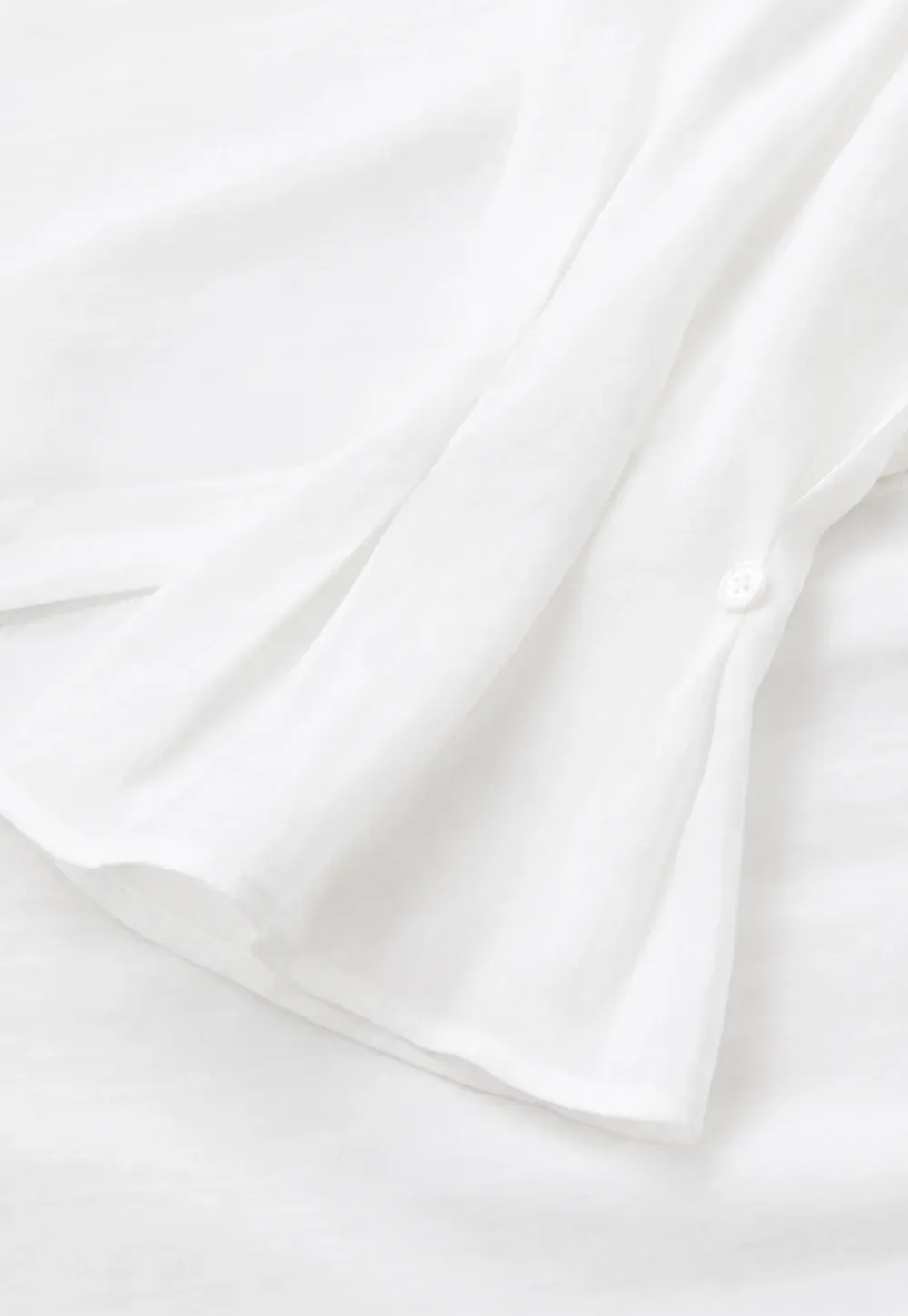 High Collar Long Sleeve Button Up Shirt