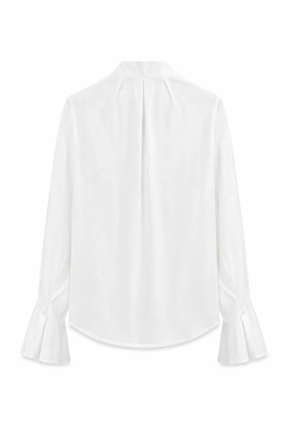 High Collar Long Sleeve Button Up Shirt