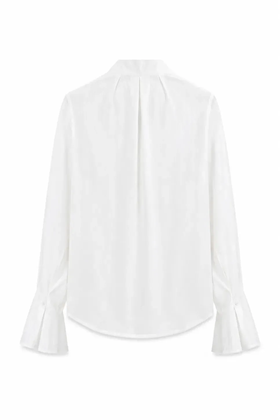High Collar Long Sleeve Button Up Shirt