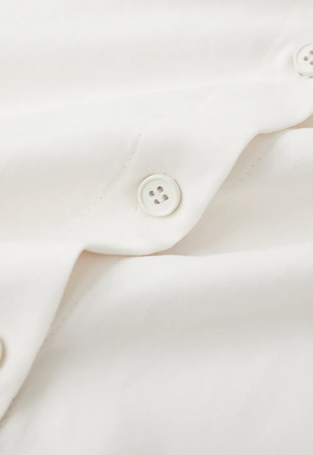 Ruffled Collar Button Front Long Sleeve Shirt