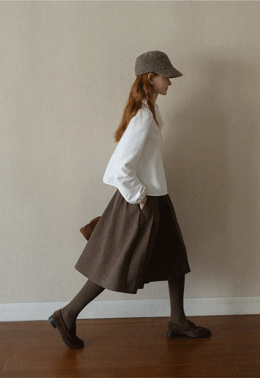 Ruffled Bow Neck Long Sleeve Button Up Shirt