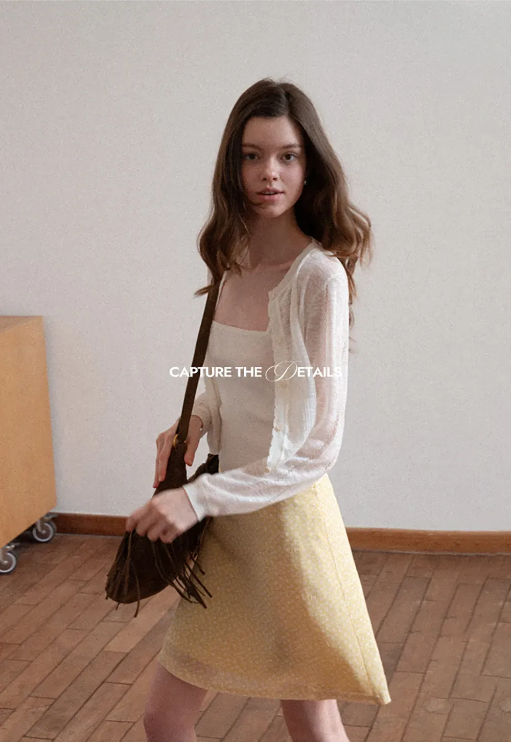 Woolen knit sweater and tank top