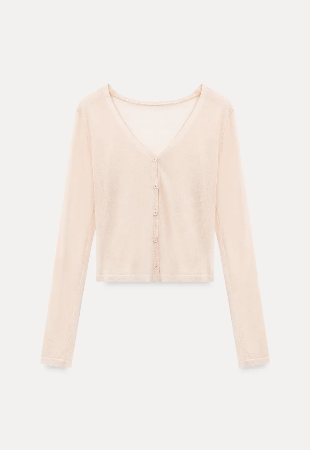 V Neck Button Front Knit Cardigan with Tank Top