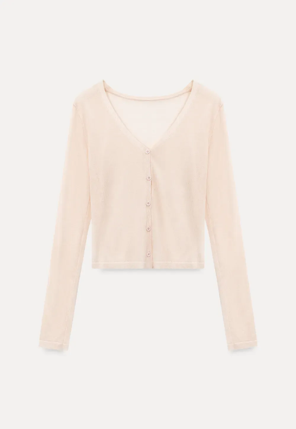 V Neck Button Front Knit Cardigan with Tank Top