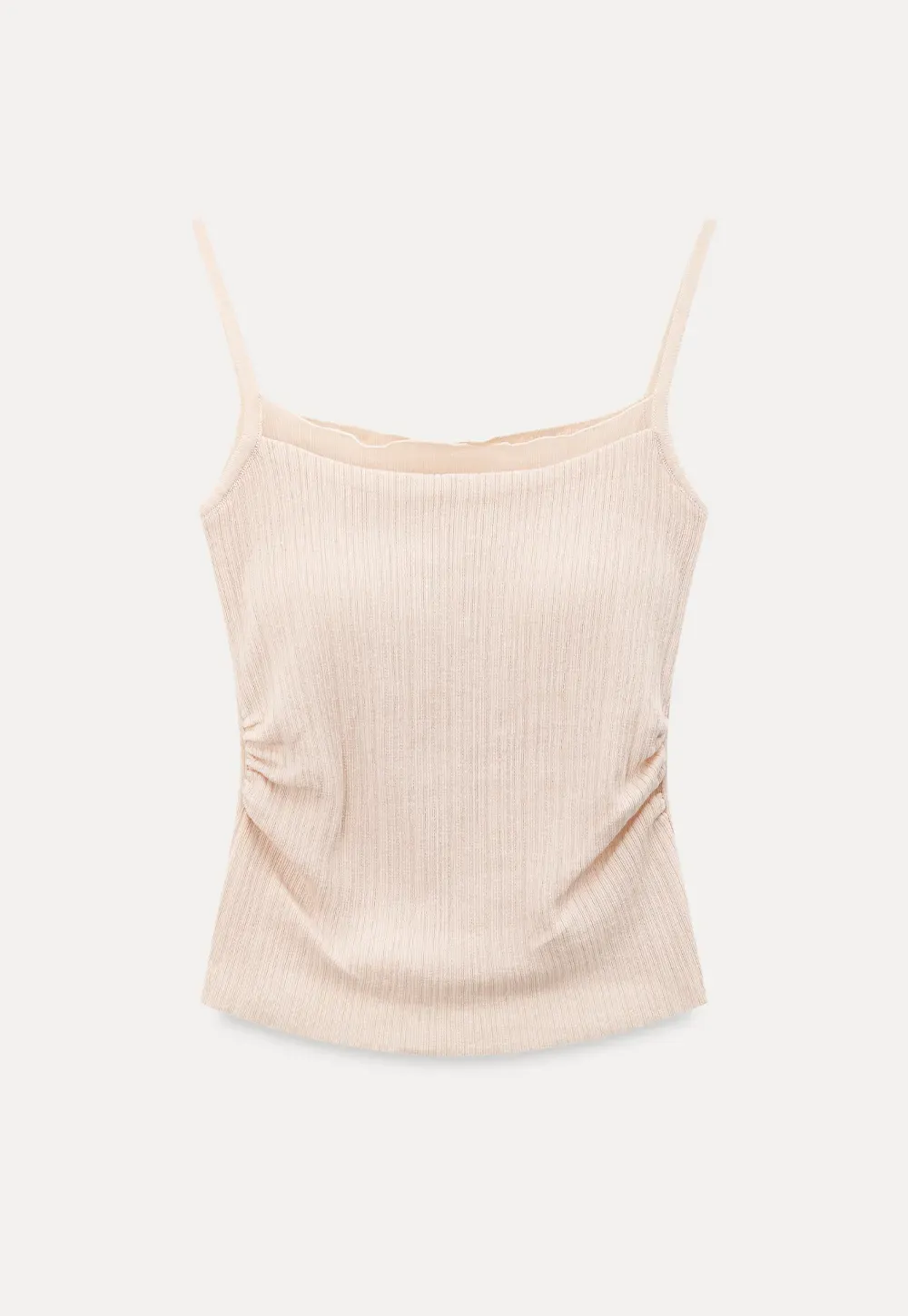 V Neck Button Front Knit Cardigan with Tank Top