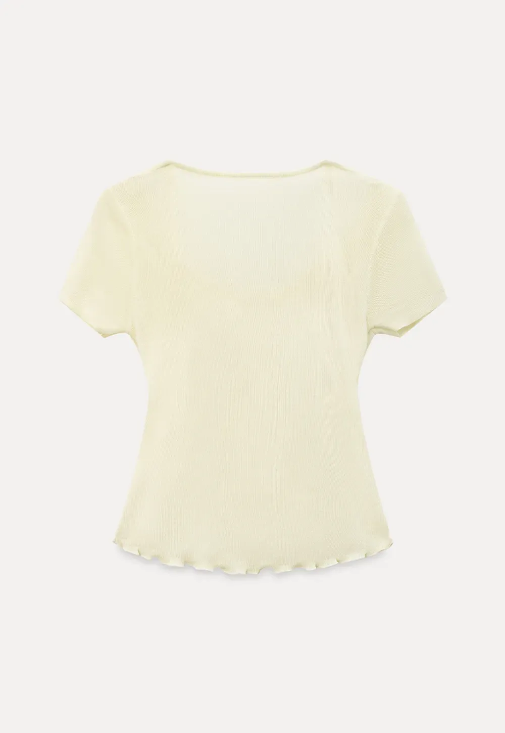 Cowl Neck Short Sleeve Woolen Knit Sweater