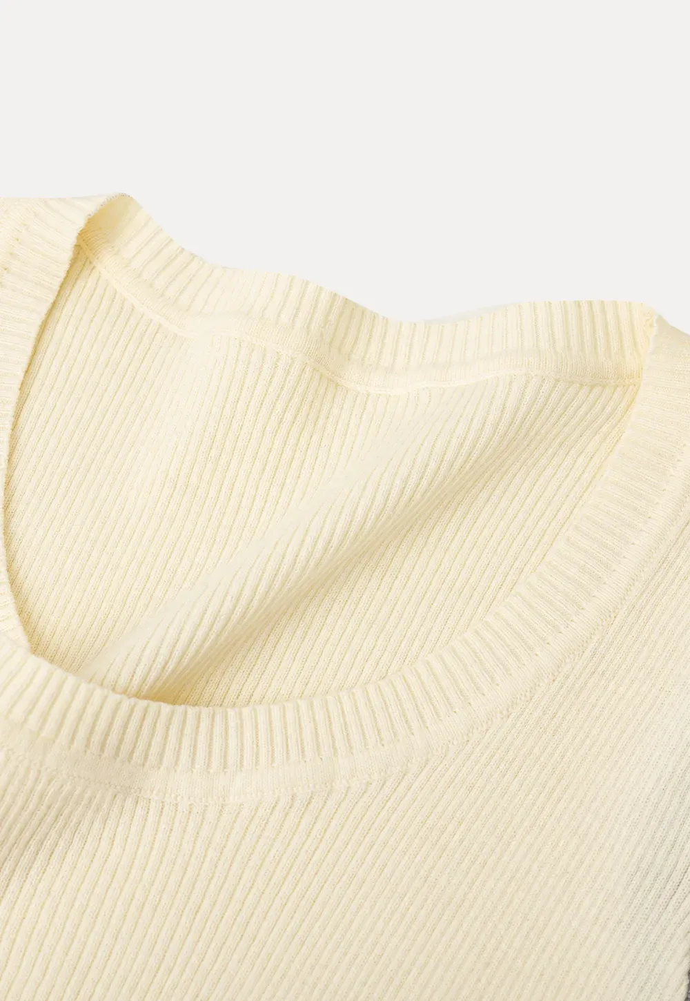Contrast Shoulder Panel Knit Sleeveless Top
