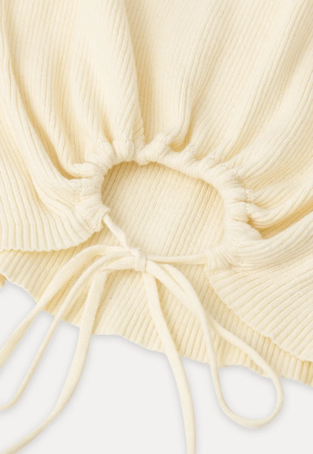 Contrast Shoulder Panel Knit Sleeveless Top