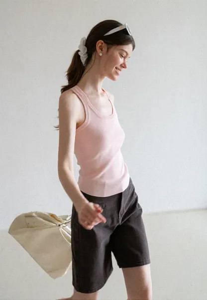 Ribbed Knit Tank Top