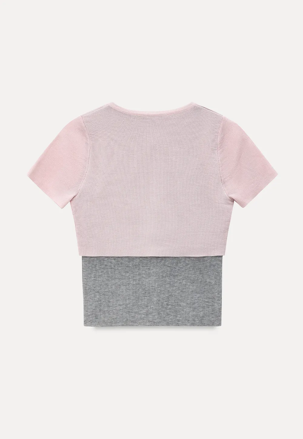 Cropped Open Front Knit Sweater With Button Detail