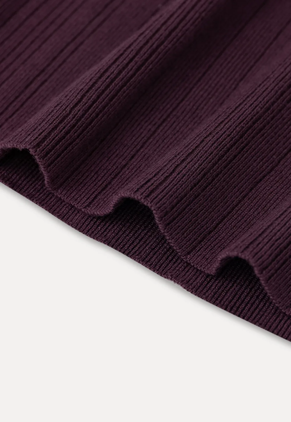 Ribbed Square Neck Sleeveless Knit Top