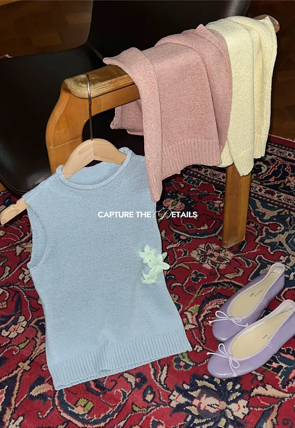 Ribbed Knit Sleeveless High Neck Sweater
