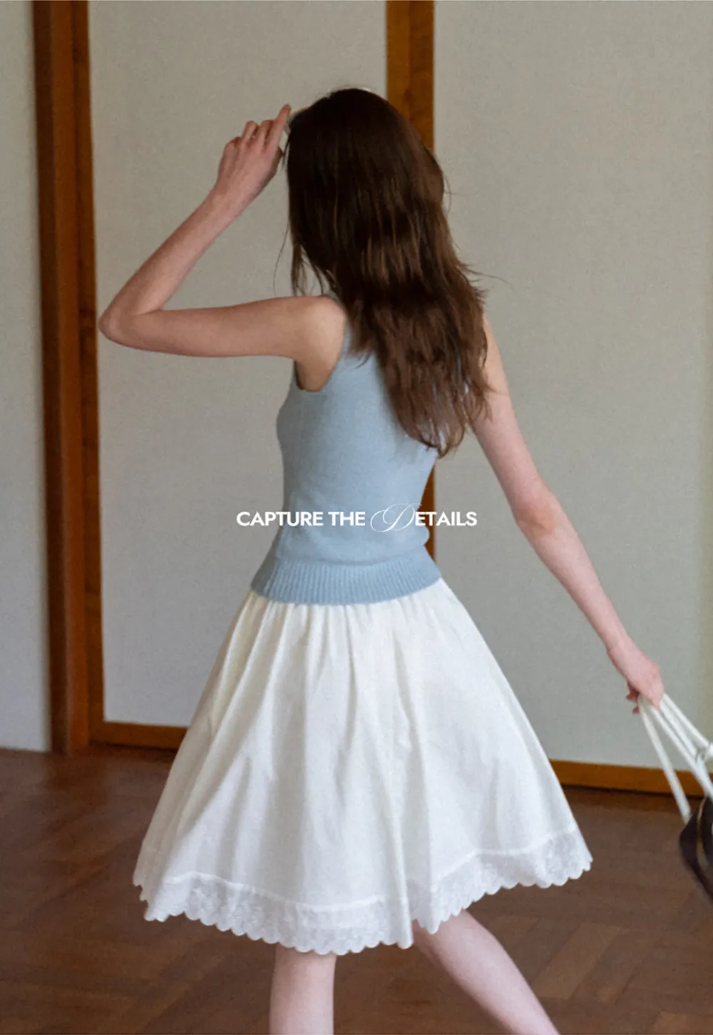 Ribbed Knit Sleeveless High Neck Sweater