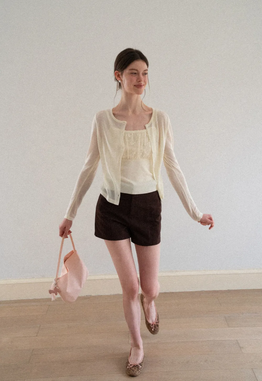 Long Sleeve Button Front Knit Sweater