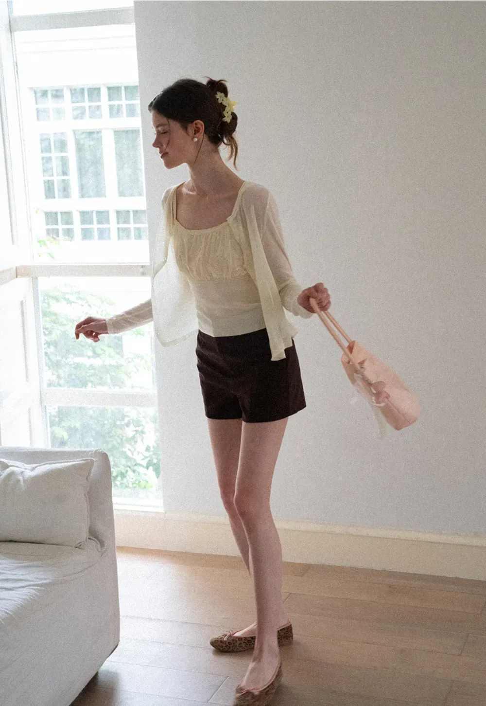 Long Sleeve Button Front Knit Sweater